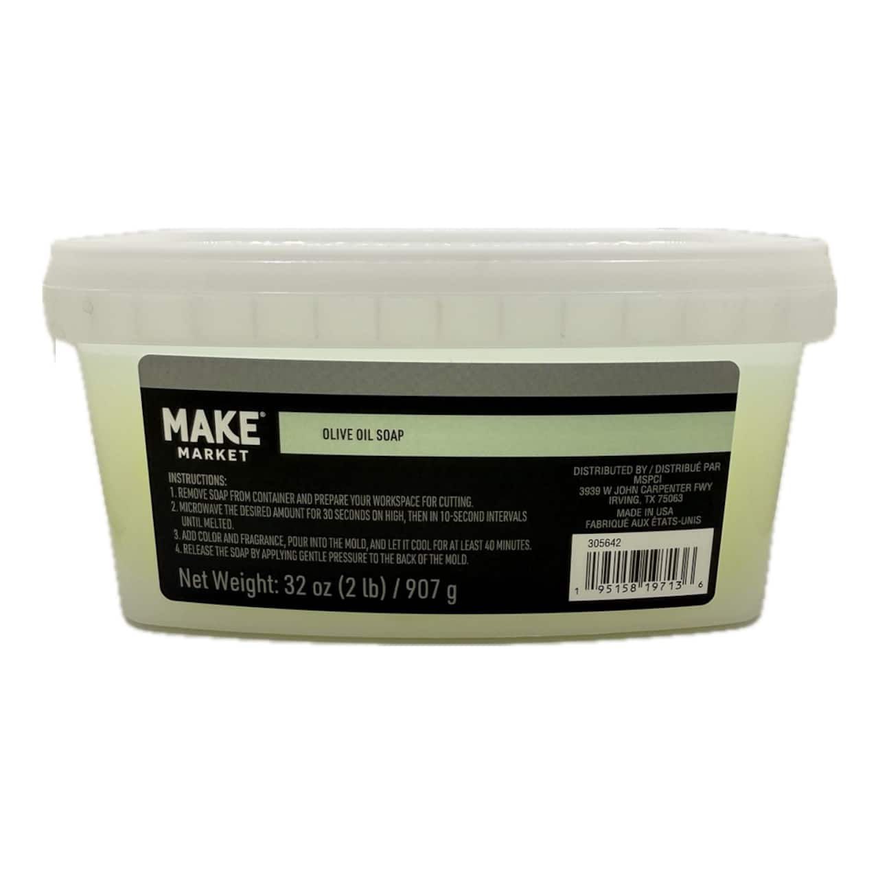12 Pack: 2lb. Olive Oil Glycerin Soap Base by Make Market®